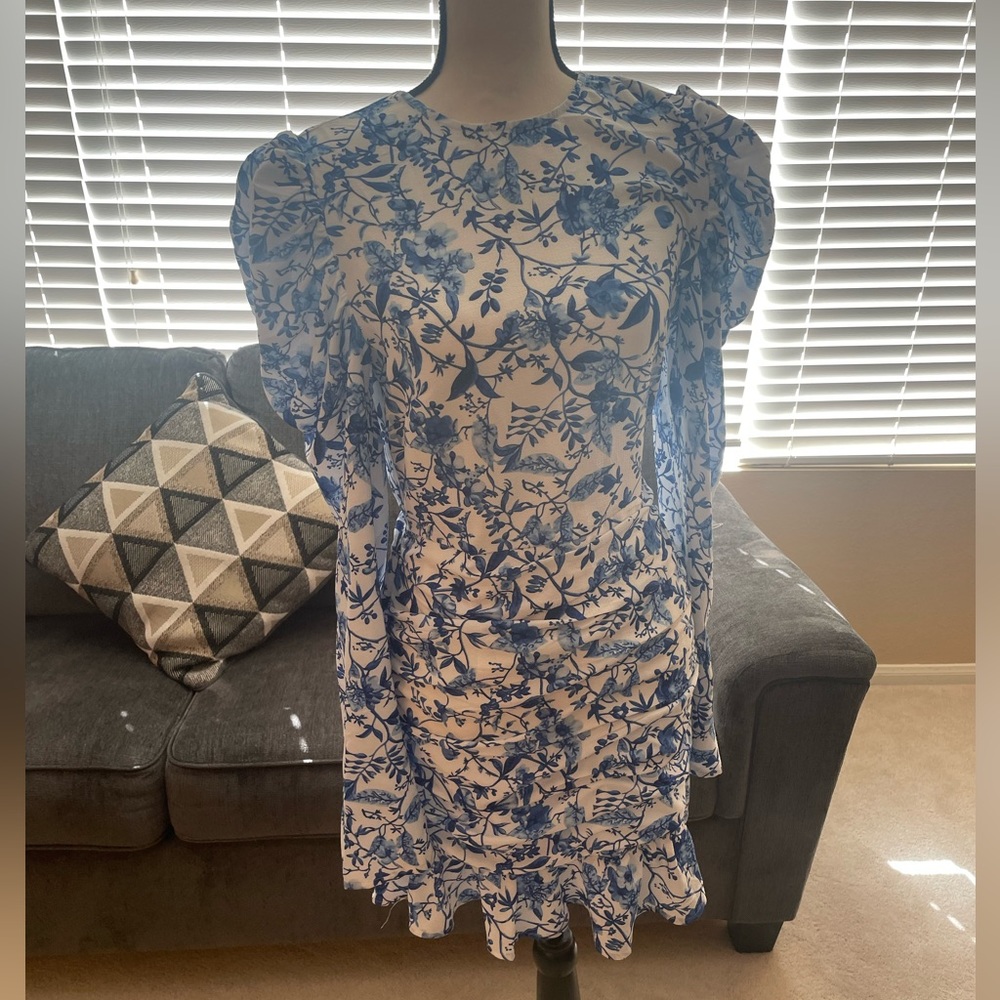 Beautiful blue paisley dress